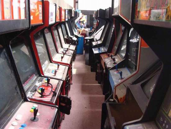 arcade game site town